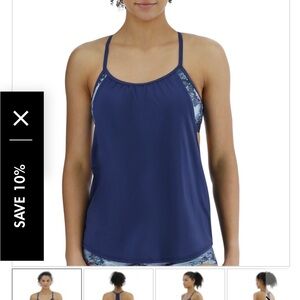 TYR Women's Cyprus Shea 2N1 Tank Tankini‎ Top